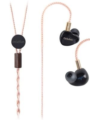 ORIOLUS Black Oriolus 1DD+3BA In-Ear Headphone